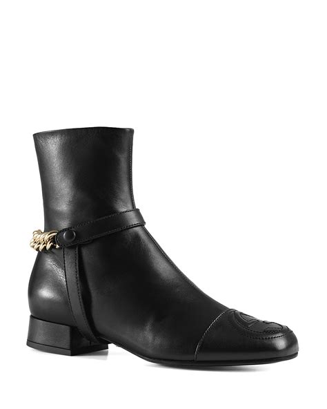 gucci booties soho harness|white gucci shopping bag.